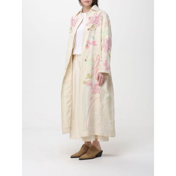 Forte Forte Coat Woman Multicolor - Picture 3 of 4